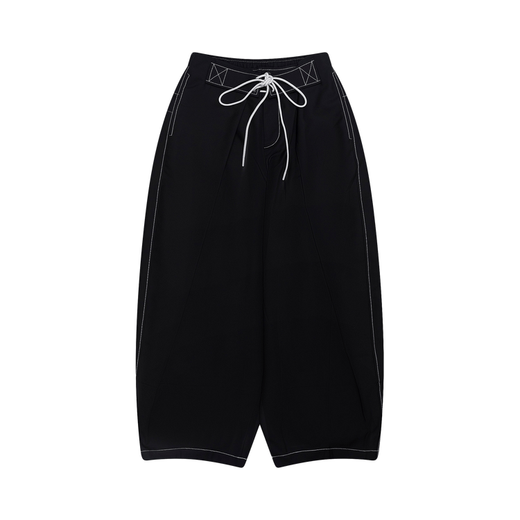 NAMESAKE Folding Wide Swim Trousers 'Euphoric Black'