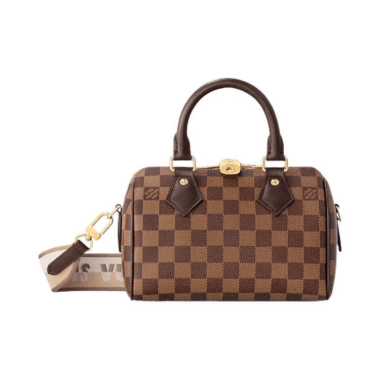 Louis Vuitton Speedy Bandouliere 20 'Brown Damier Ebene Canvas'