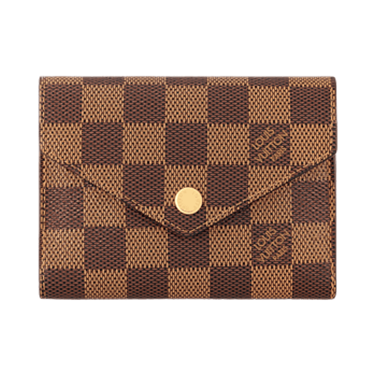 Louis Vuitton Victorine Wallet 'Brown Damier Ebene Canvas'