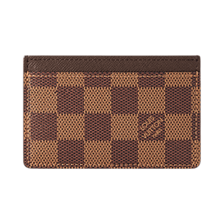 Louis Vuitton Card Holder 'Brown Damier Ebene Canvas'