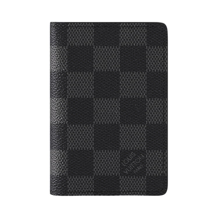 Louis Vuitton Pocket Organizer 'Black Damier Graphite Canvas'