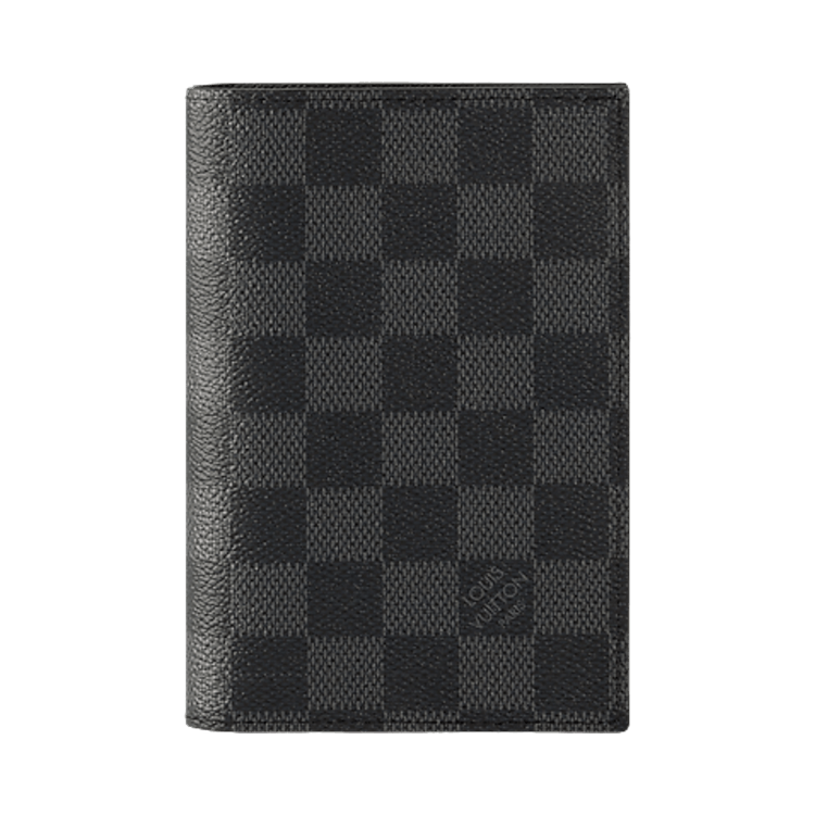 Louis Vuitton Passport Cover 'Black Damier Graphite Canvas'