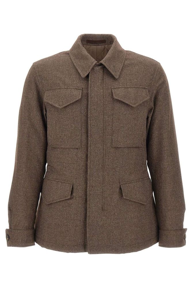 Eleventy Quilted Utility Jacket