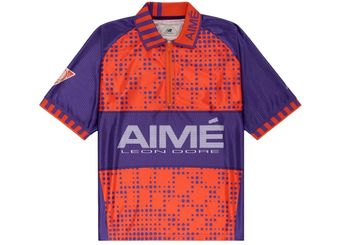 Aime Leon Dore x New Balance Sport Zip Polo Purple/Orange