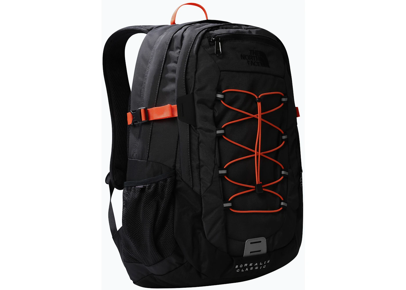 The North Face Borealis Classic Backpack Asphalt Grey/Retro Orange