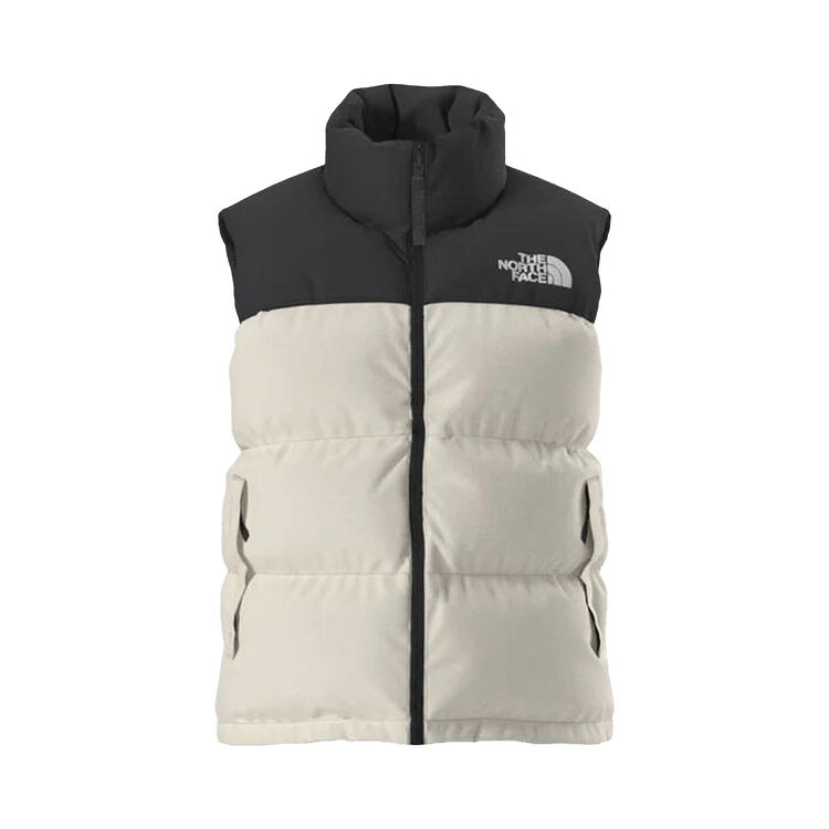 The North Face 1996 Retro Nuptse Vest 'White Dune/TNF Black'