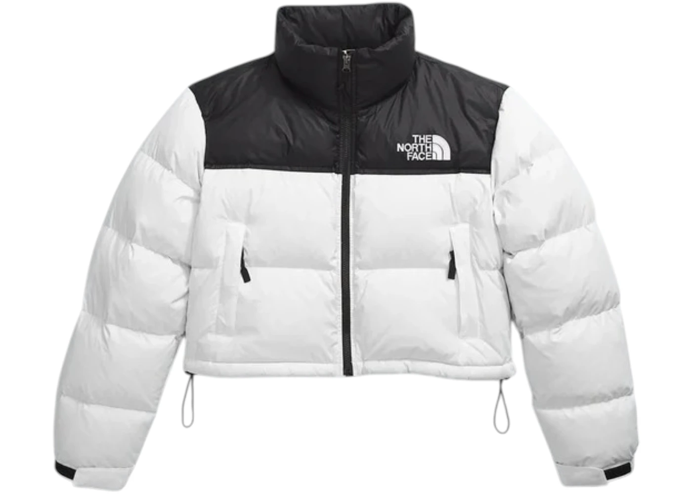 The North Face Women's Nuptse Short Jacket White Dune
