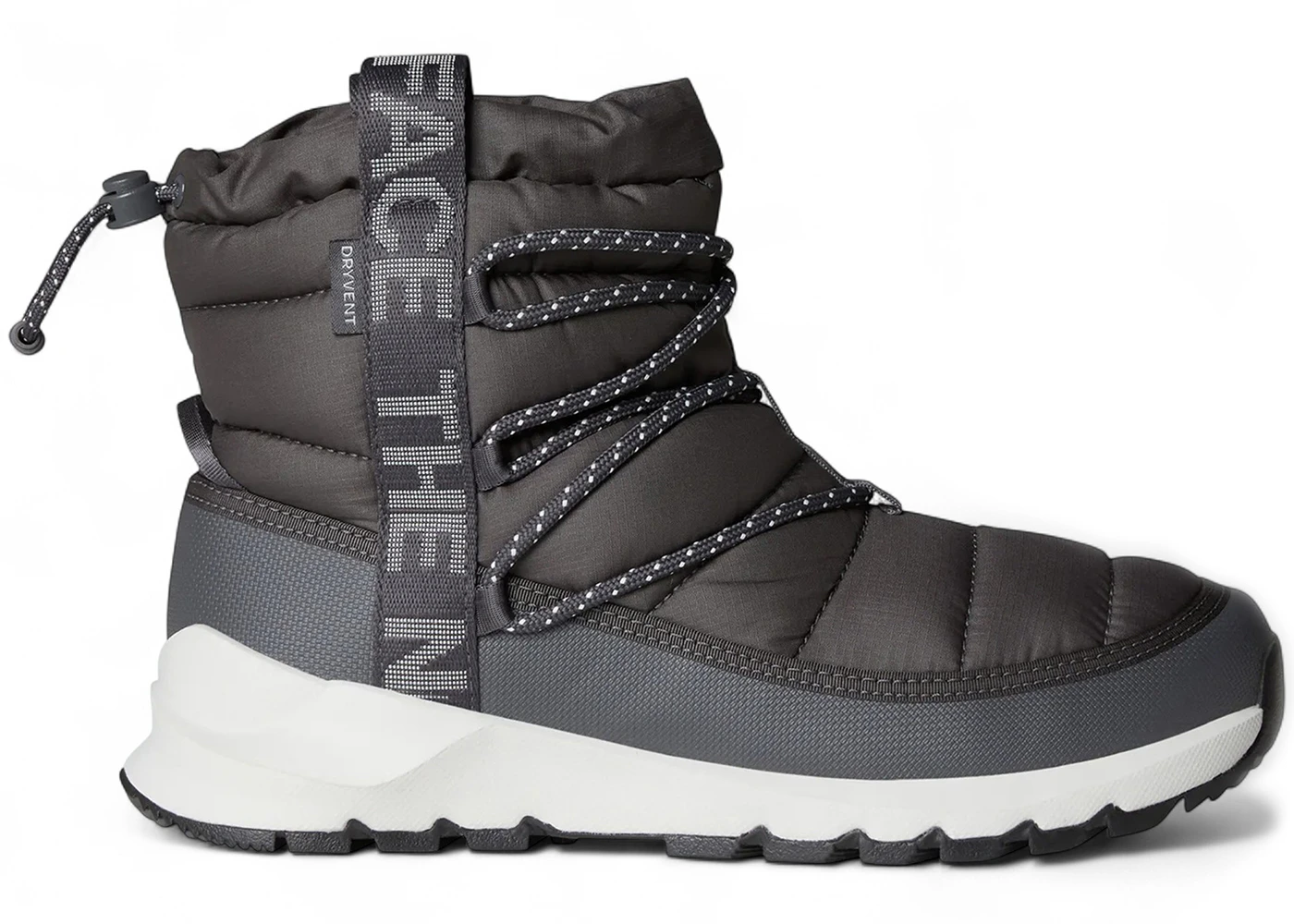 The North Face Thermoball Lace Up Luxe WP Anthracite Grey White Ash (Women's)