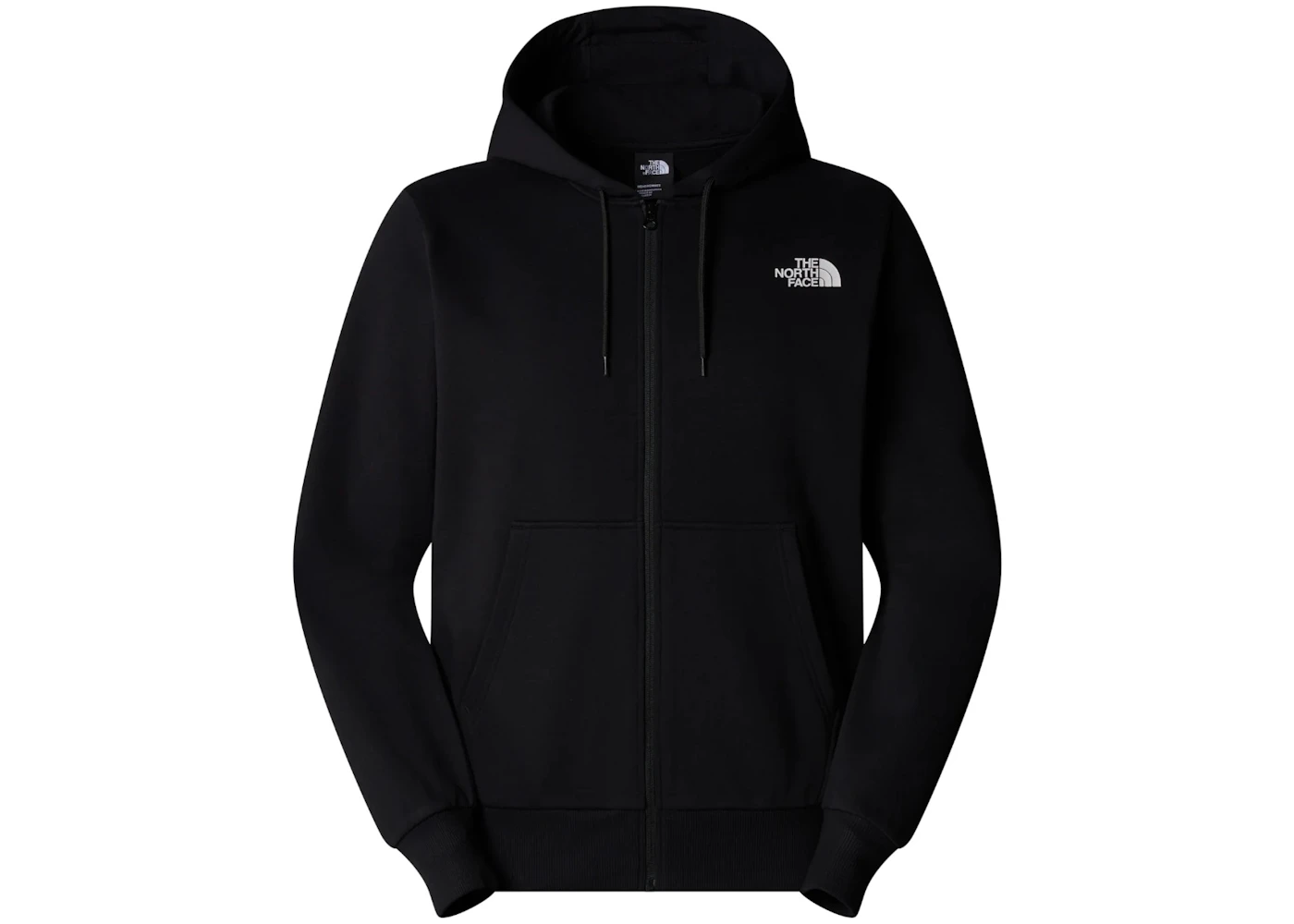 The North Face M Simple Dome Full Zip Hoodie Black