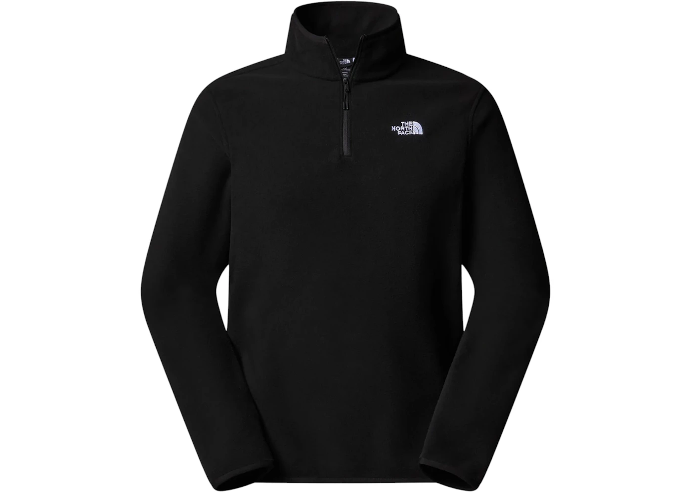 The North Face Glacier Fleece 1/4 Zip Hoodie Black