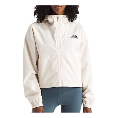 (WMNS) THE NORTH FACE Quest Cropped Rain Jacket 'White Dune'