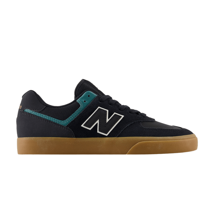 New Balance Numeric 574 Vulc 'Black Teal Gum'