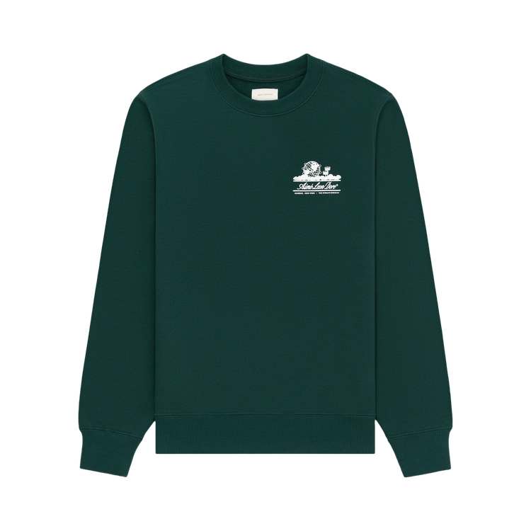 Aimé Leon Dore Unisphere Crewneck Sweatshirt 'Botanical Green'