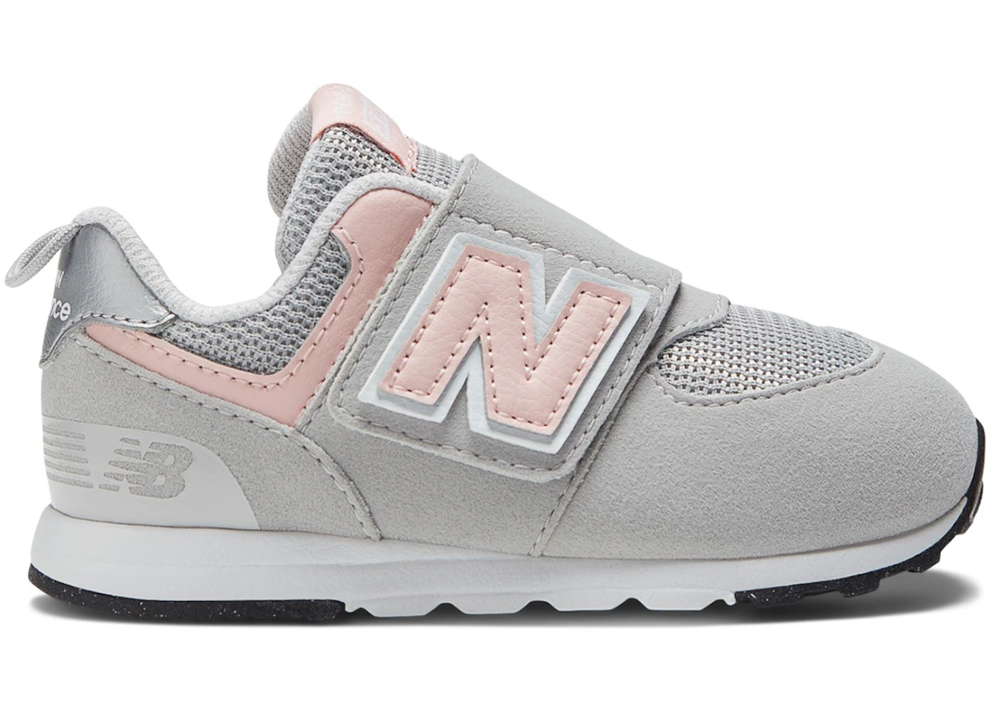 New Balance 574 Hook and Loop Rain Cloud Pink Haze (TD)
