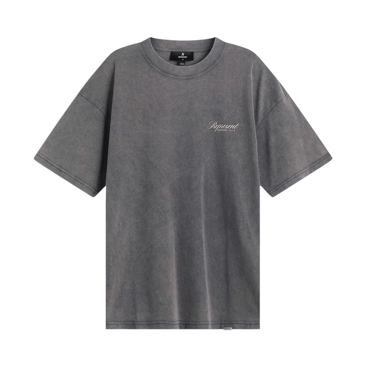 Represent Clo Owners Club Script T-Shirt 'Vintage Grey'