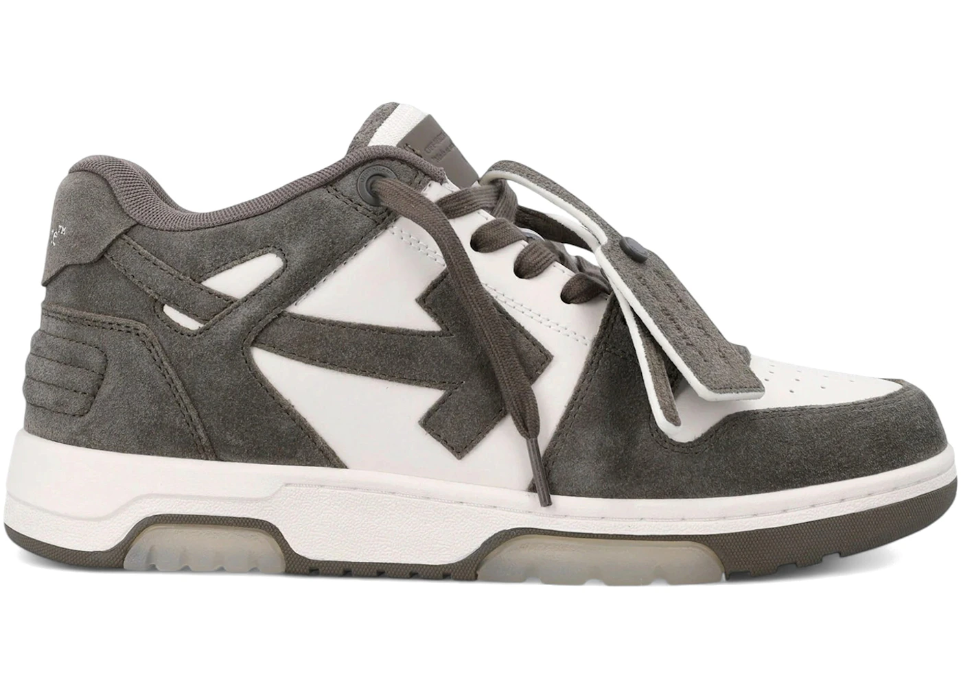 OFF-WHITE Out Of Office Low Tops Cream Military Green
