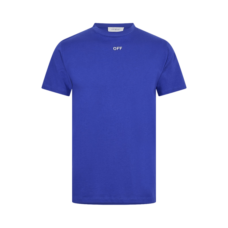 Off-White Stitch Slim T-Shirt 'Blue/White'