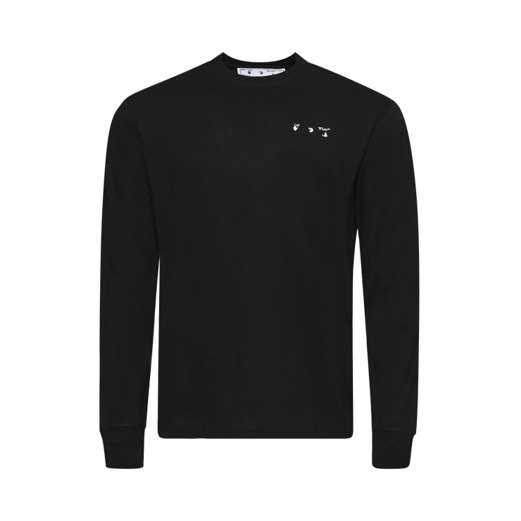 Off-White Caravag Paint Skate Long-Sleeve Tee 'Black'