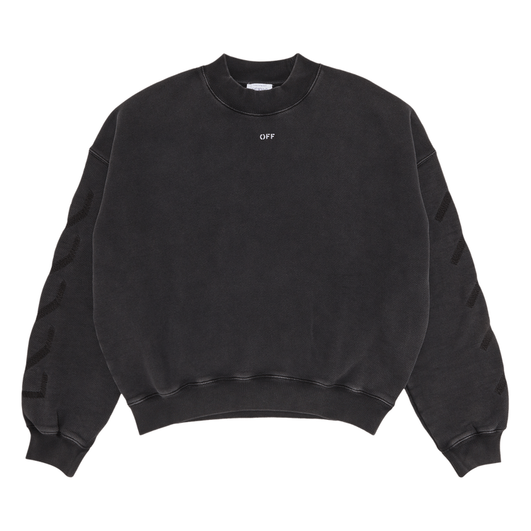 Off-White Saint Matthew Over Crewneck 'Black/Grey'