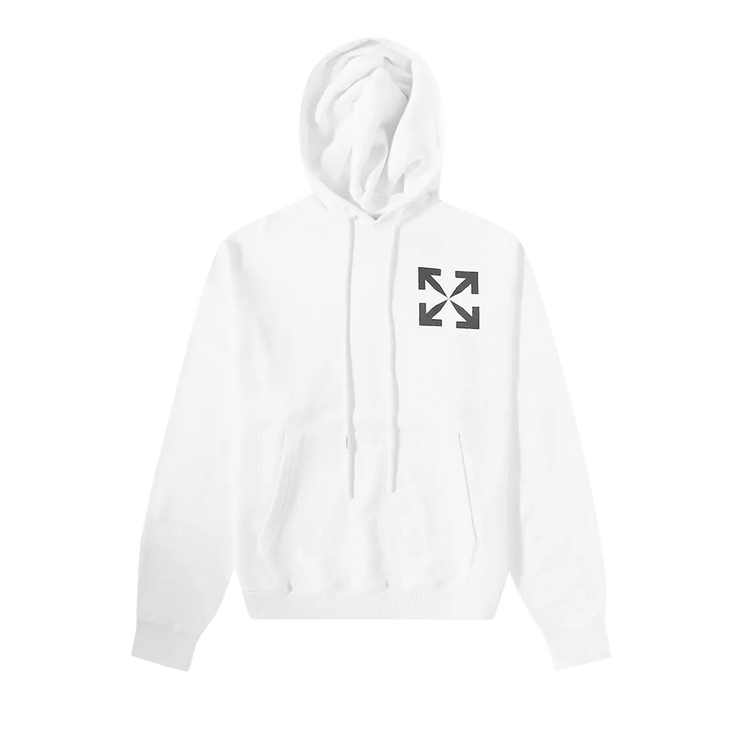 Off-White Single Arrow Over Hoodie 'White/Black'