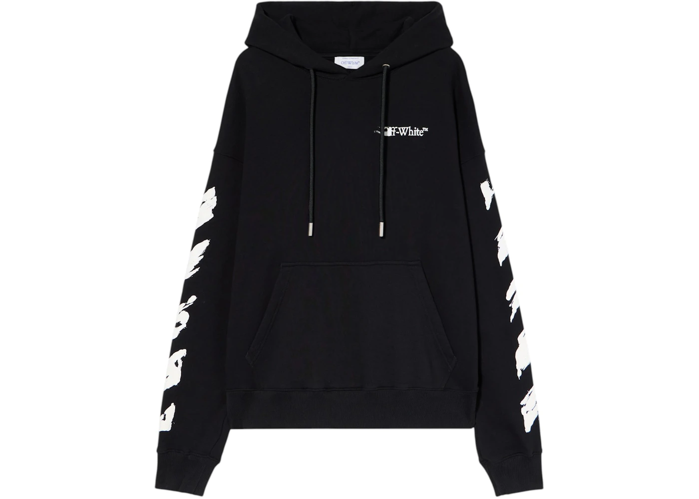 OFF-WHITE Ink Arrow Skate Hoodie Black/White