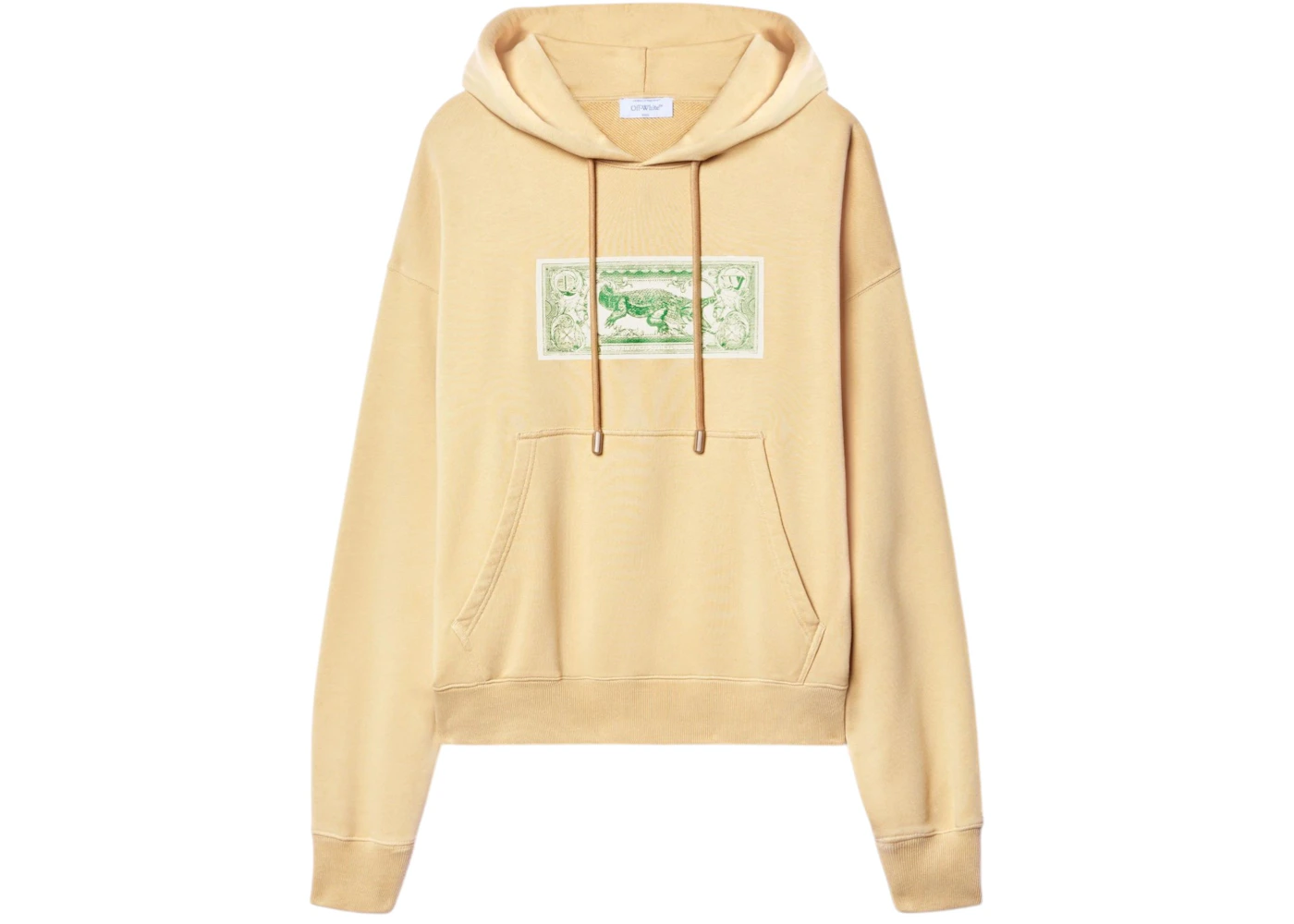 OFF-WHITE Banknote Arrow Skate Hoodie Neutrals