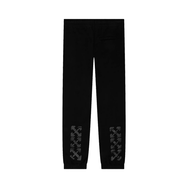 Off-White Rubber Arrow Slim Sweatpant 'Black/Black'