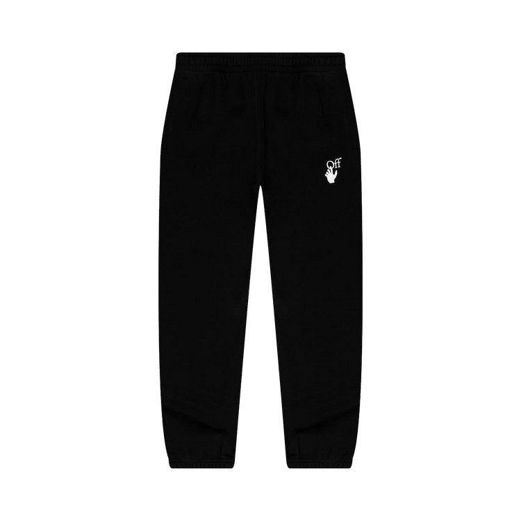 Off-White Caravaggio Arrow Slim Sweatpant 'Black/White'
