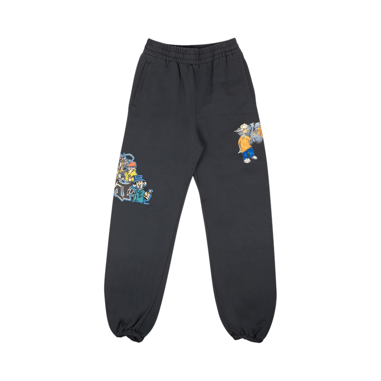 Off-White Graff Pupp Slim Sweatpants 'Outer Space'