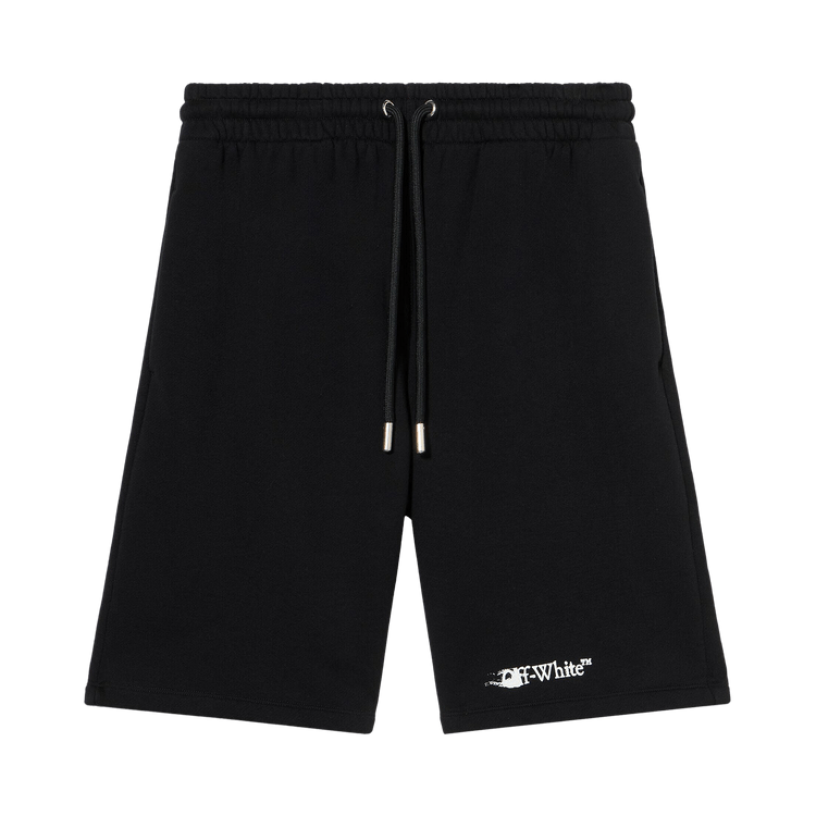 Off-White Ink Arrow Skate Sweatshorts 'Black/White'