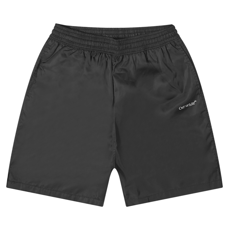 Off-White Arrow Surfer Swim Shorts 'Black'