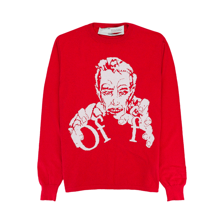 Off-White Graphic Long-Sleeve T-Shirt 'Red/White'