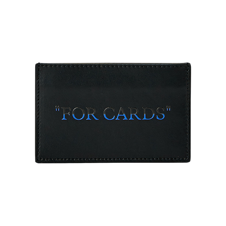 Off-White Quote Bookish Cardholder 'Black/Blue'