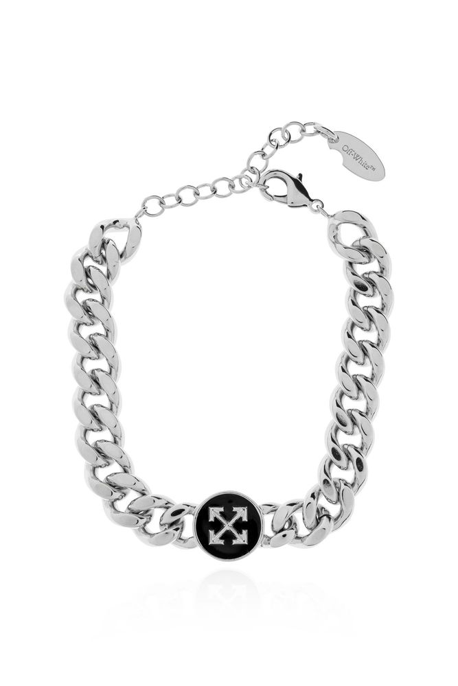 Off-White Arrow Logo Chain Bracelet