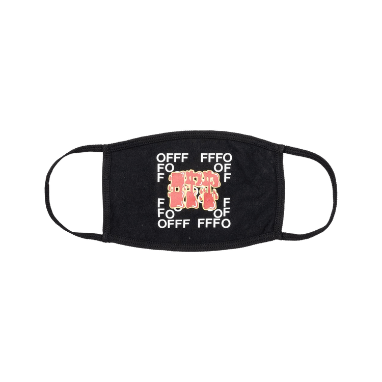 Off-White Graffiti Mask 'Black/Red'