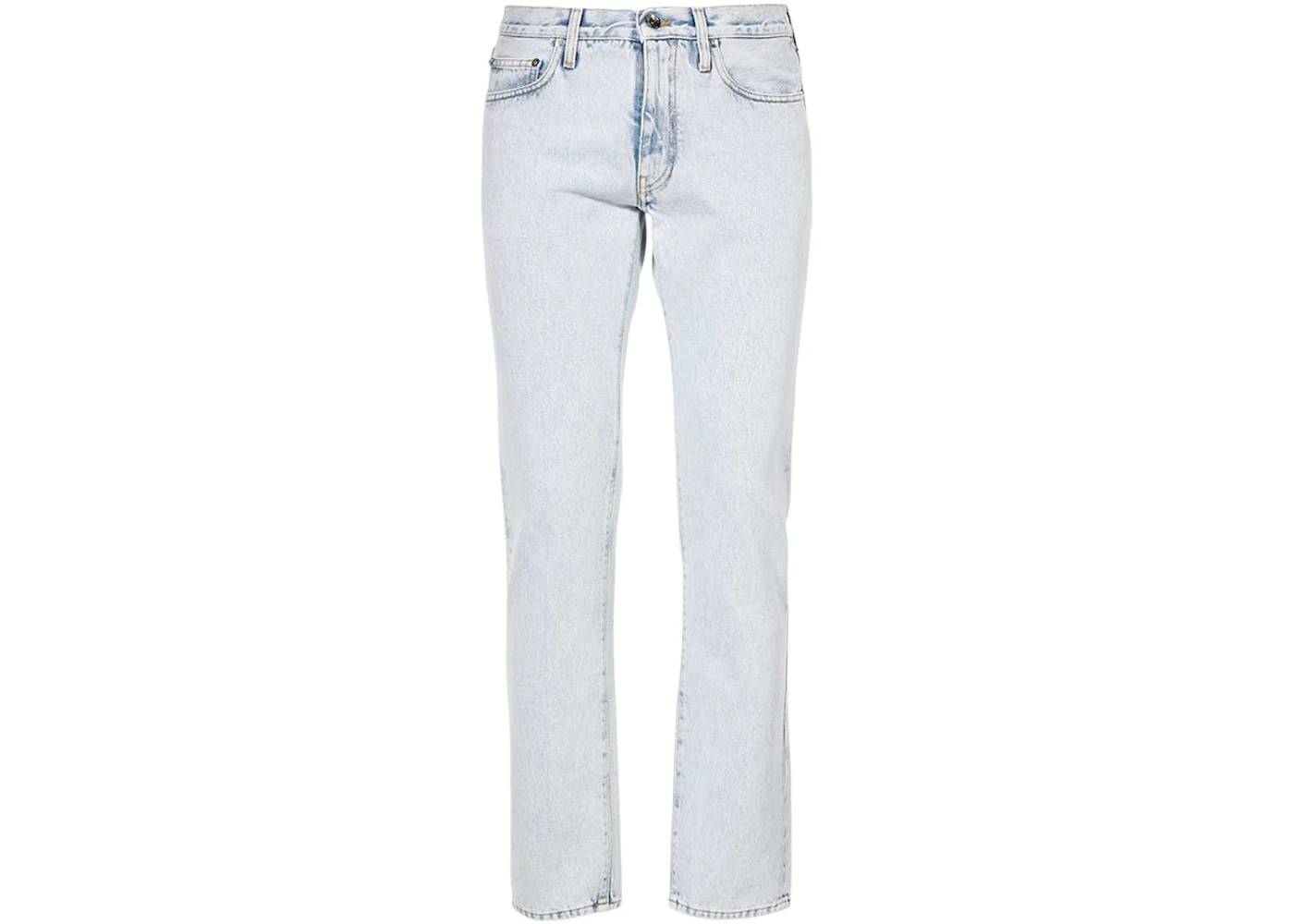 OFF-WHITE Arrow Pocket Slim Fit Jeans Bleach Blue
