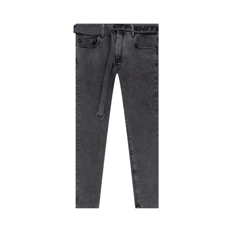 Off-White Straight Leg Jeans 'Grey'