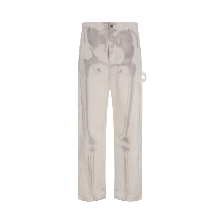 Off-White Body Scan Denim Over Carpenter Jeans 'White'