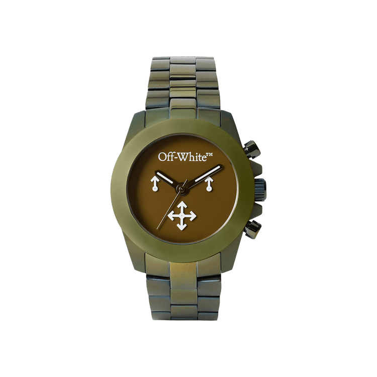 Off-White Reset Chronograph Watch 'Green'