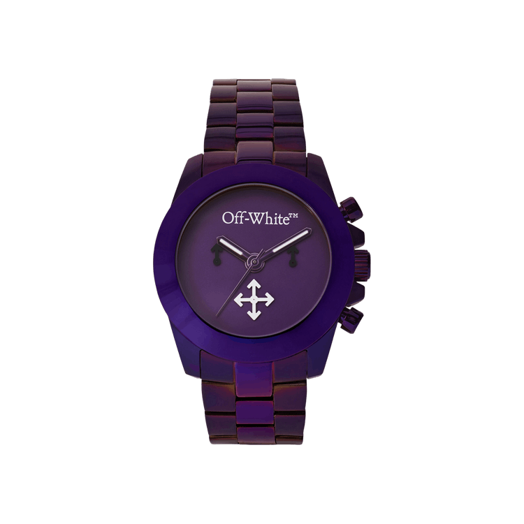 Off-White Reset Chronograph Watch 'Purple'