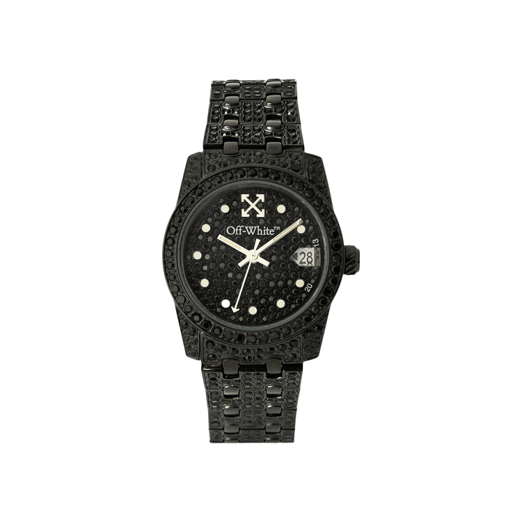 Off-White Discreet Crystal Watch 'Black'
