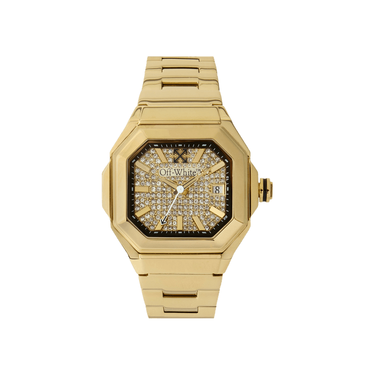Off-White Shift Crystal Watch 'Gold'