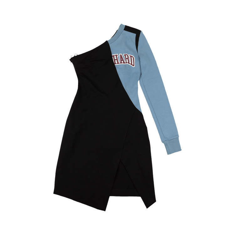 Off-White One Shoulder College Dress 'Black'
