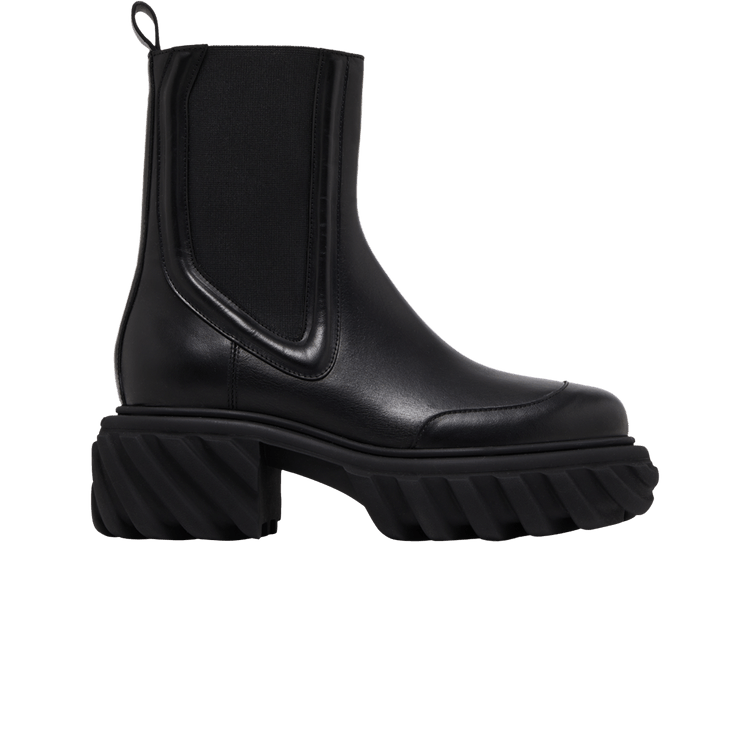 Off-White Wmns Tractor Motor Chelsea Boot 'Black'