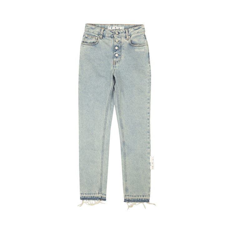 Off-White Riserva Straight Jeans 'Light Blue'