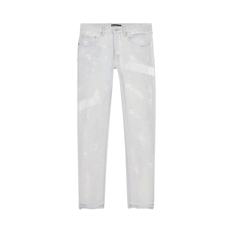 PURPLE BRAND Sprayed Reflective Paint Skinny Jeans 'Denim'