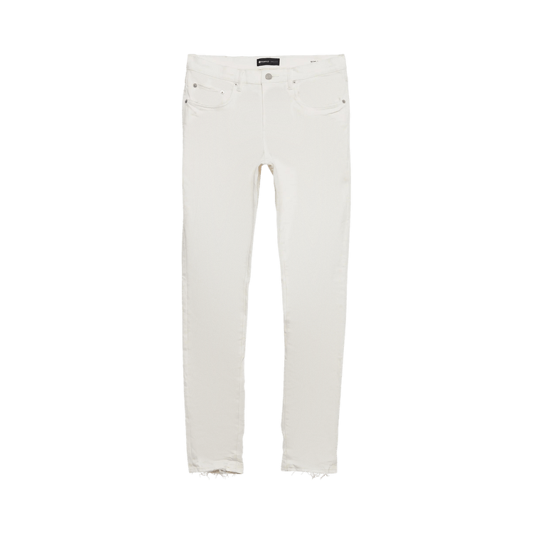 PURPLE BRAND Low Rise Skinny Jeans 'Optic White'