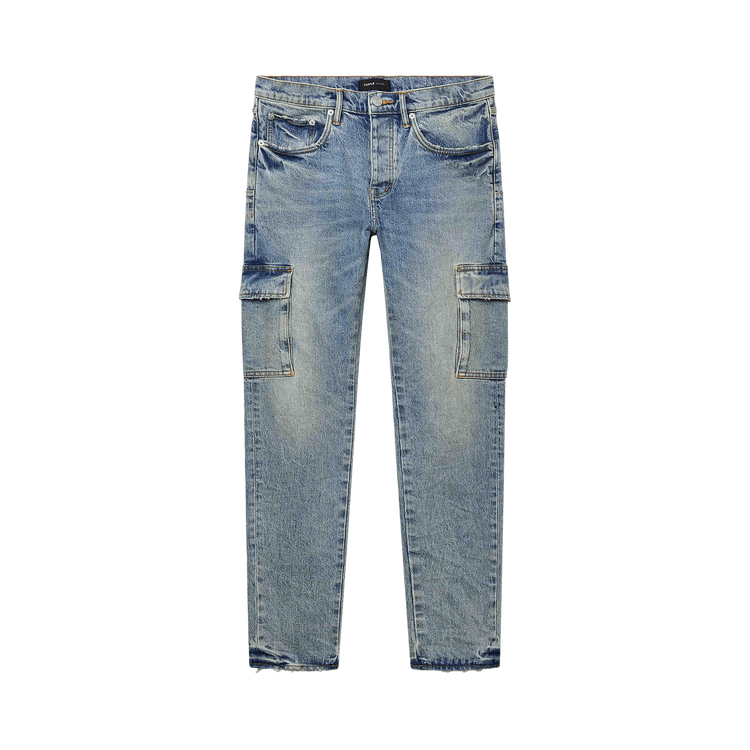 PURPLE BRAND Pumice Cargo 'Light Indigo'