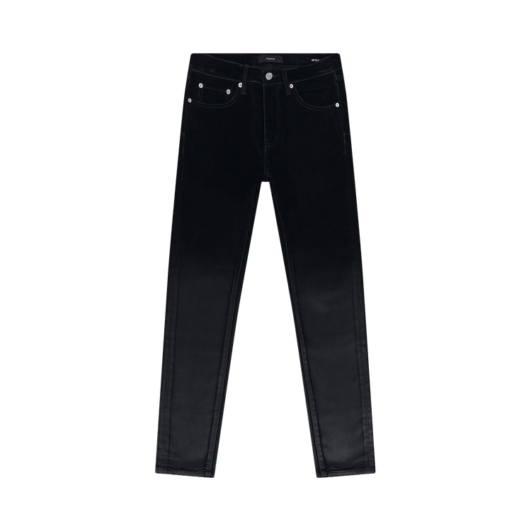 PURPLE BRAND Skinny Flock 'Dipped Black'