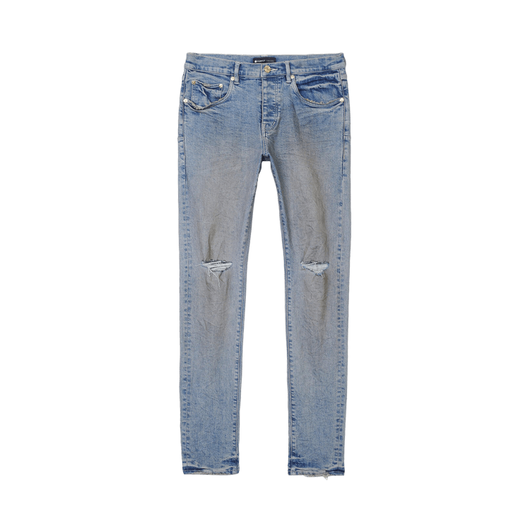 PURPLE BRAND Low Rise Skinny Jeans 'Vintage Indigo/Faded Grey Overdye'
